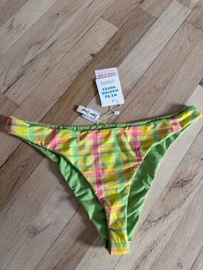 Dippin Daisy's Pretty Plaid Reversible Bikini Bottoms